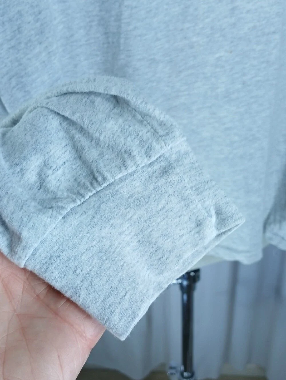 Polo by Ralph Lauren Heather Gray Long-Sleeve Crewneck nens T-Shirt